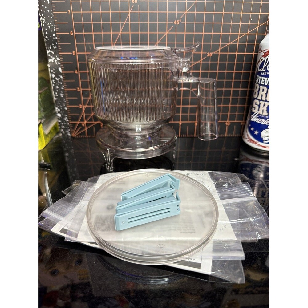 Pampered Chef Tea Steeper & Dispenser 101229 Loose Leaf Tea Maker Clear